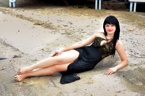 Dynamic Oksana, 45 y.o. from Mykolaiv, Ukraine with Black hair — VeronikaLove