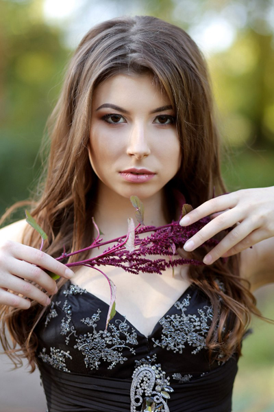 Enigmatic Liliya, 28 y.o. from Dnipro, Ukraine with Dark-brown hair — VeronikaLove