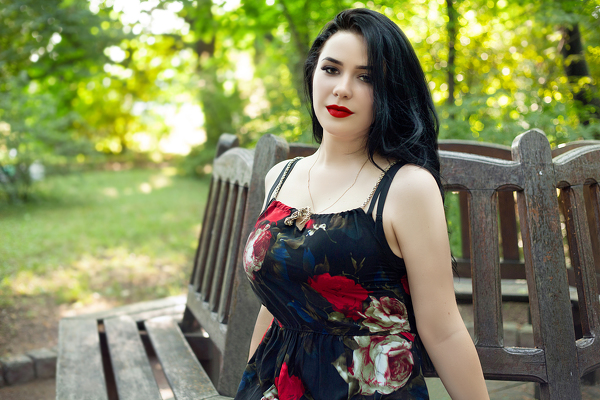 Elegant Mariya, 27 y.o. from Uman, Ukraine with Black hair — VeronikaLove