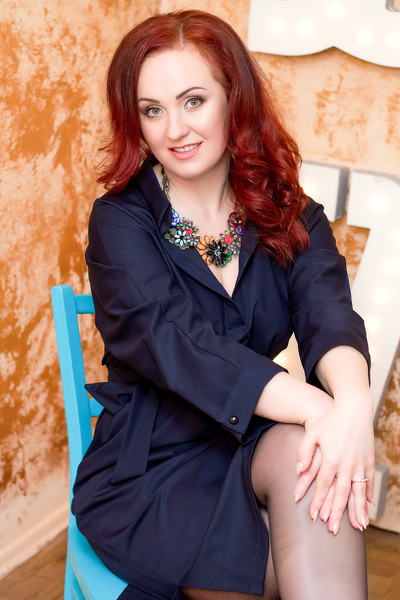 Radiant Anna, 42 y.o. from Kyiv, Ukraine with Red hair — VeronikaLove