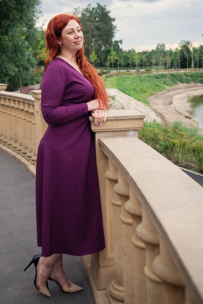 Charming Katerina, 48 y.o. from Kyiv, Ukraine with Auburn/red hair — VeronikaLove