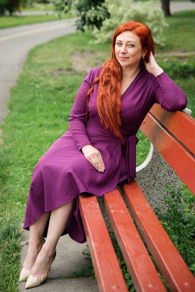 Charming Katerina, 48 y.o. from Kyiv, Ukraine with Auburn/red hair — VeronikaLove