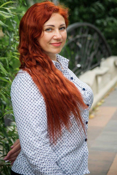 Charming Katerina, 48 y.o. from Kyiv, Ukraine with Auburn/red hair — VeronikaLove