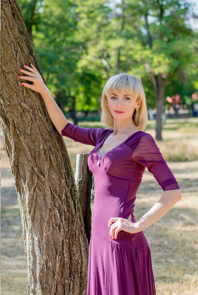 Dazzling Nataliya, 52 y.o. from Mykolaiv, Ukraine with Blonde hair — VeronikaLove