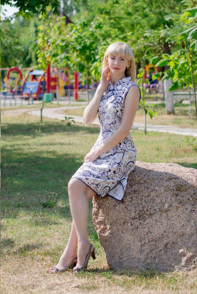 Dazzling Nataliya, 52 y.o. from Mykolaiv, Ukraine with Blonde hair — VeronikaLove