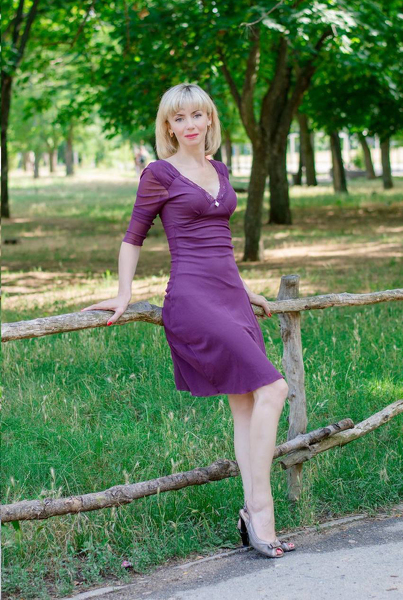 Dazzling Nataliya, 52 y.o. from Mykolaiv, Ukraine with Blonde hair — VeronikaLove