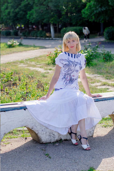 Dazzling Nataliya, 52 y.o. from Mykolaiv, Ukraine with Blonde hair — VeronikaLove