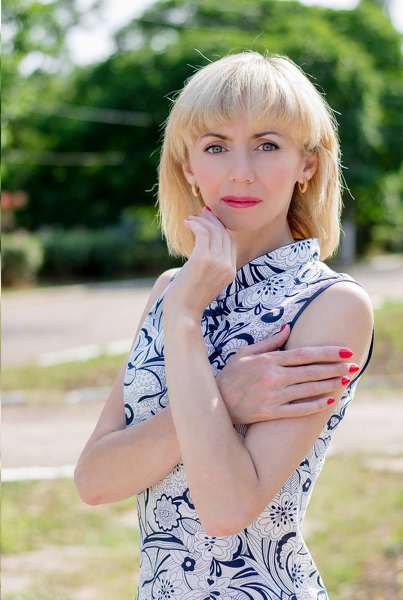 Dazzling Nataliya, 52 y.o. from Mykolaiv, Ukraine with Blonde hair — VeronikaLove