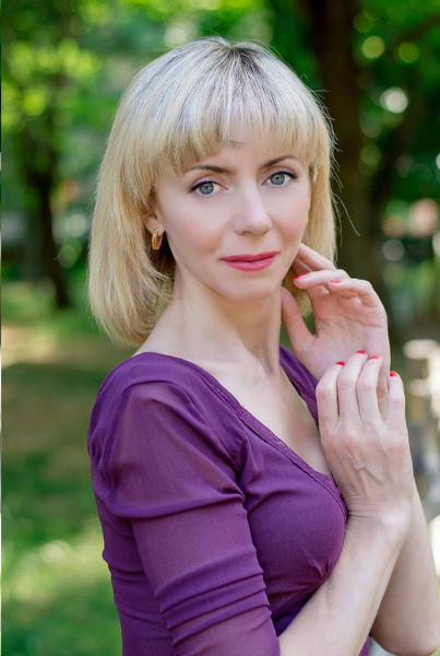 Dazzling Nataliya, 52 y.o. from Mykolaiv, Ukraine with Blonde hair — VeronikaLove