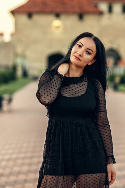 Graceful Evgenia, 39 y.o. from Chisinau, Moldova with Black hair — VeronikaLove