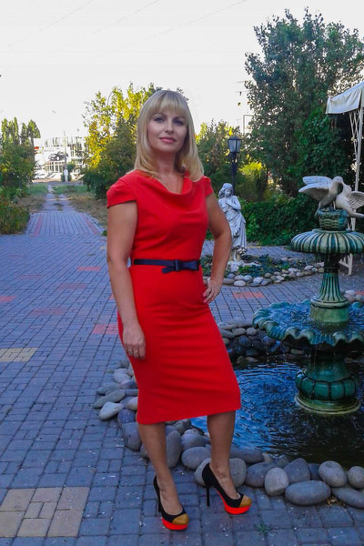 Charming Vilena, 54 y.o. from Mykolaiv, Ukraine with Light-brown hair — VeronikaLove