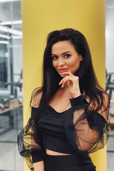 Radiant Katerina, 31 y.o. from Dnipro, Ukraine with Black hair — VeronikaLove