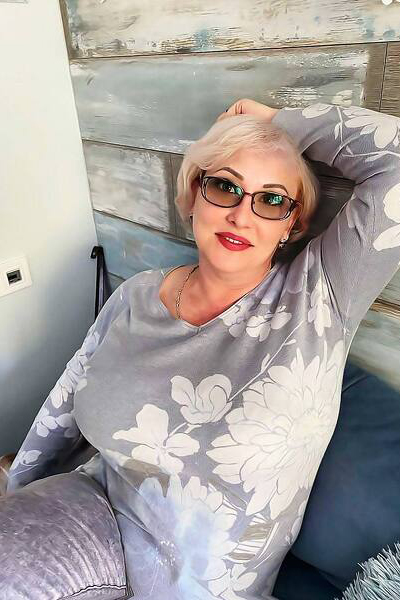 Elegant Natalya, 56 y.o. from Dnipro, Ukraine with Blonde hair — VeronikaLove