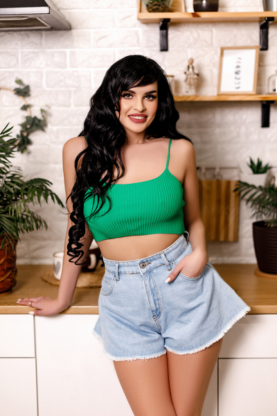 Radiant Angelina-Romana, 27 y.o. from Ivano-Frankivsk, Ukraine with Black hair — VeronikaLove